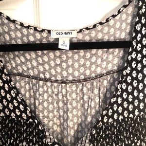Old Navy Black and White Tank